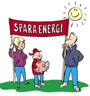 Spara energi...